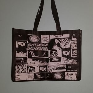 NWOT Vans Black & White Reusable Tote Bag